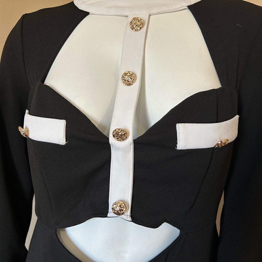 NWT Classic Chic Black/White Dress - Size 2X - Picture 10 of 16